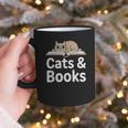 Cats And Books Graphic Print Coffee Mug Cats And Books Graphic Print Coffee Mug