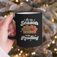 Christmas Book Lover Gingerbread Library Reading Bookaholic Graphic Print Coffee Mug Christmas Book Lover Gingerbread Library Reading Bookaholic Graphic Print Coffee Mug