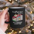 Christmas Book Lovers Naughty Or Nice Graphic Print Coffee Mug Christmas Book Lovers Naughty Or Nice Graphic Print Coffee Mug