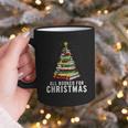 Christmas Book Tree All Booked For Xmas Graphic Print Coffee Mug