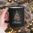 Christmas Book Tree Shirt Book Lover Librarian All Booked For Christmas Women's Christmas Book Lover Librarian Graphic Print Coffee Mug