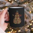 Christmas Snowman Made Of Books Holiday Reading Xmas Graphic Print Coffee Mug Christmas Snowman Made Of Books Holiday Reading Xmas Graphic Print Coffee Mug