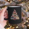 Christmas Tree Book Bookworm Graphic Print Coffee Mug
