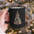 Christmas Tree Of Books For Readers And Librarians Graphic Print Coffee Mug Christmas Tree Of Books For Readers And Librarians Graphic Print Coffee Mug