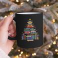 Christmas Tree Made Of Books Librarian Reader Holiday Graphic Print Coffee Mug Christmas Tree Made Of Books Librarian Reader Holiday Graphic Print Coffee Mug