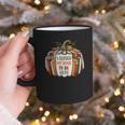 I Closed My Book To Be Here Fall Pumpkin Graphic Print Coffee Mug
