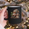 Coffee And Book Reading Accessories For Book Lovers Gnome Graphic Print Coffee Mug