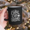 Coffee Cats & Books Reading Book Lover Reader Graphic Print Coffee Mug Coffee Cats & Books Reading Book Lover Reader Graphic Print Coffee Mug