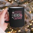 Coffee Lover Shirt Coffee And Books And Tattoos Men Women Graphic Print Coffee Mug Coffee Lover Shirt Coffee And Books And Tattoos Men Women Graphic Print Coffee Mug