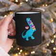 Cool Dinosaur Books Art For Men Women Libarian Book Lover Graphic Print Coffee Mug Cool Dinosaur Books Art For Men Women Libarian Book Lover Graphic Print Coffee Mug