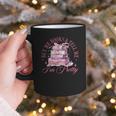 Coquette Aesthetic Bow Buy Me Books & Tell Me I'm Pretty Graphic Print Coffee Mug
