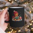 Cozy Gingerbread Christmas Reading Book Xmas Snowflakes Fall Graphic Print Coffee Mug