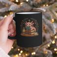 Cute Axolotl Reading Books Cozy Bookworm Graphic Print Coffee Mug
