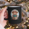Cute Baby Highland Cow Reading Book Bookworm For Men Women Graphic Print Coffee Mug Cute Baby Highland Cow Reading Book Bookworm For Men Women Graphic Print Coffee Mug