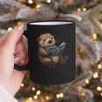 Cute Book Sea Otter Graphic Print Coffee Mug
