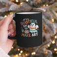 Cute Ghost Book Halloween Spooky Boo School Art Teacher Graphic Print Coffee Mug