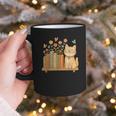 Cute Kawaii Cat Books Flowers Graphic Print Coffee Mug Cute Kawaii Cat Books Flowers Graphic Print Coffee Mug