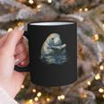 Cute Manatee Reading Book Bookworm Readers Manatee Lover Graphic Print Coffee Mug