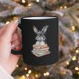 Cute Reading Bunny With Glasses Books Reader Book Bookworm Graphic Print Coffee Mug