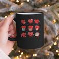 Cute Reading Hearts Valentine Day Book Lover Teacher Student Graphic Print Coffee Mug