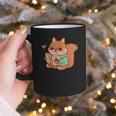 Cute Squirrel Reading A Book Lovers Anime Kawaii Women Kids Graphic Print Coffee Mug Cute Squirrel Reading A Book Lovers Anime Kawaii Women Kids Graphic Print Coffee Mug