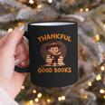 Cute Thanksgiving Teacher Librarian Thankful Reading Books Graphic Print Coffee Mug Cute Thanksgiving Teacher Librarian Thankful Reading Books Graphic Print Coffee Mug
