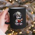 Dalmatian Reading a Book Dog Graphic Print Coffee Mug