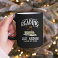 Day Without Reading Read Librarian Book Men Women Kids Graphic Print Coffee Mug