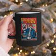 Dead Roast Coffee Comic Book Cover Style Skeleton Barista Graphic Print Coffee Mug