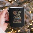 Dragon Fantasy Book Lover Book Nerd Graphic Print Coffee Mug Dragon Fantasy Book Lover Book Nerd Graphic Print Coffee Mug