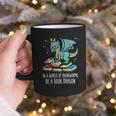 Be A Dragon Read Reading Book Librarian Men Women Kids Graphic Print Coffee Mug