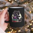 Dragon Reading A Book Cute Bookworm Book Lover Graphic Print Coffee Mug