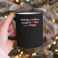 Drink Coffee Read Books Pet Dog Quote Men Women Graphic Print Coffee Mug Drink Coffee Read Books Pet Dog Quote Men Women Graphic Print Coffee Mug
