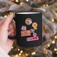 Dungeon Crawler Carl Colorful Sticker Collage LitRPG Book Graphic Print Coffee Mug