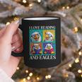 Eagle Love Reading And Eagles Child Book Lover Graphic Print Coffee Mug Eagle Love Reading And Eagles Child Book Lover Graphic Print Coffee Mug