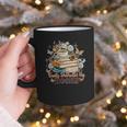 Easily Distracted By Books Book Wildflowers Book Lovers Graphic Print Coffee Mug