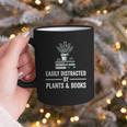Easily Distracted By Plants & Books Plant Book Lover Graphic Print Coffee Mug