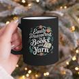 Easily Distracted By Yarn And Books Graphic Print Coffee Mug