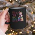 Eat Sleep Read Repeat Unicorn Read Book Reading Lovers Kids Graphic Print Coffee Mug