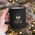 Printed Page Perfume Book Lover Saying Graphic Print Coffee Mug