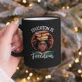 Education Is Freedom African Teacher Books Lovers Graphic Print Coffee Mug Education Is Freedom African Teacher Books Lovers Graphic Print Coffee Mug