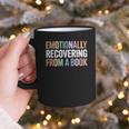Emotionally Recovering From a Book Reading Librarian Graphic Print Coffee Mug