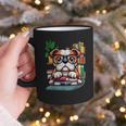English Bulldog Reading a Book Dog Graphic Print Coffee Mug