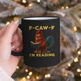 F-CAW-F I'm Reading Chicken Book Lover Introvert Meme Graphic Print Coffee Mug