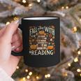 Fall In Love With Reading Book Autumn Pumpkins And Teachers Graphic Print Coffee Mug Fall In Love With Reading Book Autumn Pumpkins And Teachers Graphic Print Coffee Mug