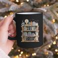 Ghost Book Reading Books Lover Teacher Happy Halloween Graphic Print Coffee Mug Ghost Book Reading Books Lover Teacher Happy Halloween Graphic Print Coffee Mug