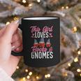 This Girl Loves Books And Gnomes Gardener Dwarf Garden Gnome Graphic Print Coffee Mug