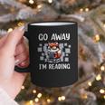 Go Away I'm Reading Book Reader Cute Fox Loves Books Graphic Print Coffee Mug Go Away I'm Reading Book Reader Cute Fox Loves Books Graphic Print Coffee Mug