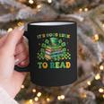 Goods Luck Read Librarian Book Patrick Days Shamrock Clover Graphic Print Coffee Mug