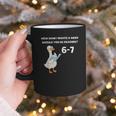 Goose Reading 67 Six Seven Meme Teacher Book Lover Graphic Print Coffee Mug